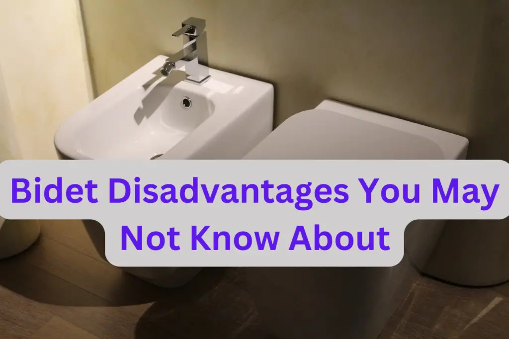 Bidet Disadvantages